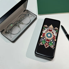 Load image into Gallery viewer, Diamond Painting Eyeglasses Case Cat 5D DIY Eyewear Organizer Case for Art Craft