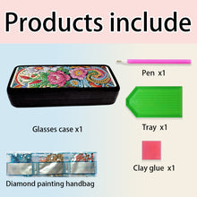 Load image into Gallery viewer, DIY Diamond Painting Glasses Storage Box Diamond Art Sunglasses Case Art Crafts