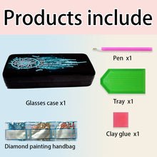 Load image into Gallery viewer, DIY Diamond Painting Glasses Storage Box Diamond Art Sunglasses Case Art Crafts