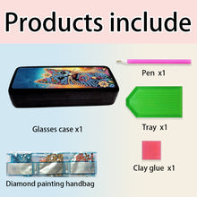 Load image into Gallery viewer, DIY Diamond Painting Glasses Storage Box Diamond Art Sunglasses Case Art Crafts