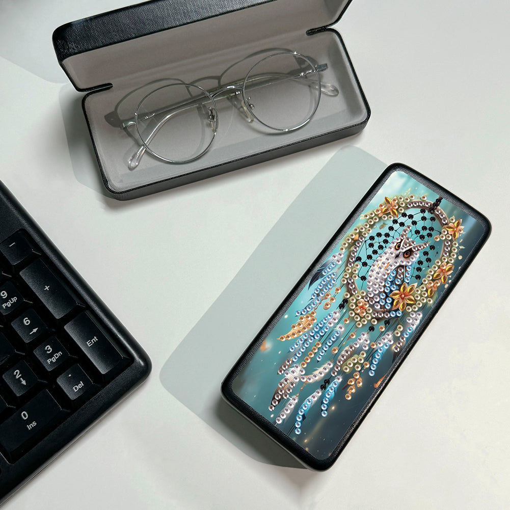 DIY Diamond Painting Glasses Storage Box Diamond Art Sunglasses Case Art Crafts