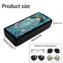 Load image into Gallery viewer, DIY Diamond Painting Glasses Storage Box Diamond Art Sunglasses Case Art Crafts