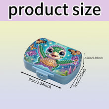 Load image into Gallery viewer, Flowers Diamond Painting Medicine Box Diamond Art Pill Storage Box for Art Craft