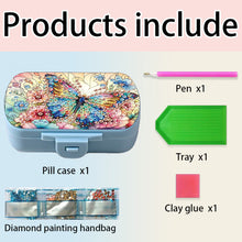 Load image into Gallery viewer, Flowers Diamond Painting Medicine Box Diamond Art Pill Storage Box for Art Craft