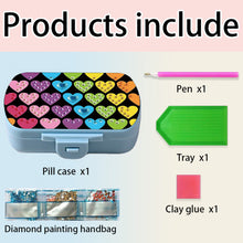 Load image into Gallery viewer, Flowers Diamond Painting Medicine Box Diamond Art Pill Storage Box for Art Craft