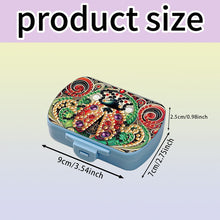 Load image into Gallery viewer, Flowers Diamond Painting Medicine Box Diamond Art Pill Storage Box for Art Craft