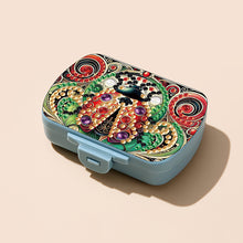 Load image into Gallery viewer, Flowers Diamond Painting Medicine Box Diamond Art Pill Storage Box for Art Craft