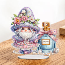 Load image into Gallery viewer, Acrylic Special Shape Teacup Gnome Desktop Diamond Art Kits Bedroom Table Decor