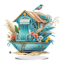 Load image into Gallery viewer, Acrylic Special Shape Teacup Gnome Desktop Diamond Art Kits Bedroom Table Decor