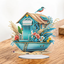 Load image into Gallery viewer, Acrylic Special Shape Teacup Gnome Desktop Diamond Art Kits Bedroom Table Decor