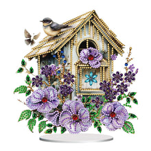 Load image into Gallery viewer, Acrylic Special Shape Teacup Gnome Desktop Diamond Art Kits Bedroom Table Decor