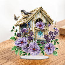 Load image into Gallery viewer, Acrylic Special Shape Teacup Gnome Desktop Diamond Art Kits Bedroom Table Decor