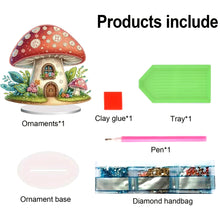 Load image into Gallery viewer, Acrylic Special Shape Teacup Gnome Desktop Diamond Art Kits Bedroom Table Decor