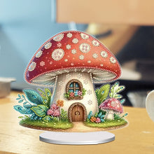 Load image into Gallery viewer, Acrylic Special Shape Teacup Gnome Desktop Diamond Art Kits Bedroom Table Decor