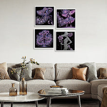 Load image into Gallery viewer, 4pcs Partial Special Diamond Painting Set - Elegant Lady (30*30CM)