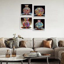 Load image into Gallery viewer, 4pcs Partial Special Diamond Painting Set - Art Vase (30*30CM)