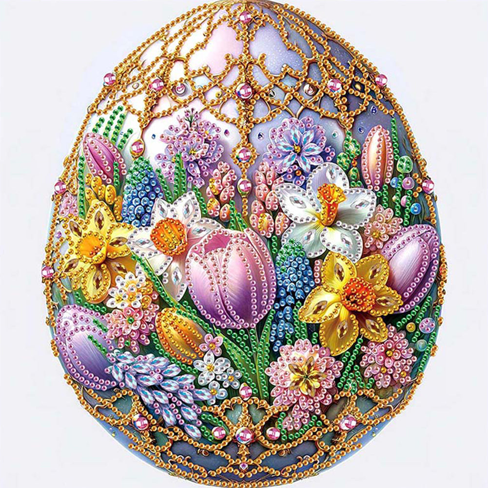 Diamond Painting - Partial Special Shaped - Easter Eggs (30*30CM)