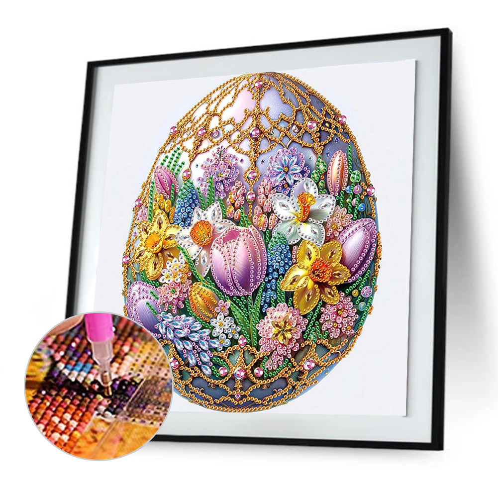 Diamond Painting - Partial Special Shaped - Easter Eggs (30*30CM)