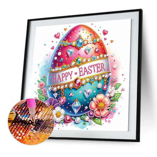 Diamond Painting - Partial Special Shaped - Easter Eggs (30*30CM)