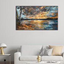 Load image into Gallery viewer, Diamond Painting - Full Round - Under The Tree By The Lake (70*40CM)