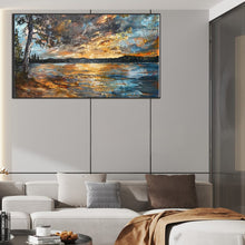 Load image into Gallery viewer, Diamond Painting - Full Round - Under The Tree By The Lake (70*40CM)