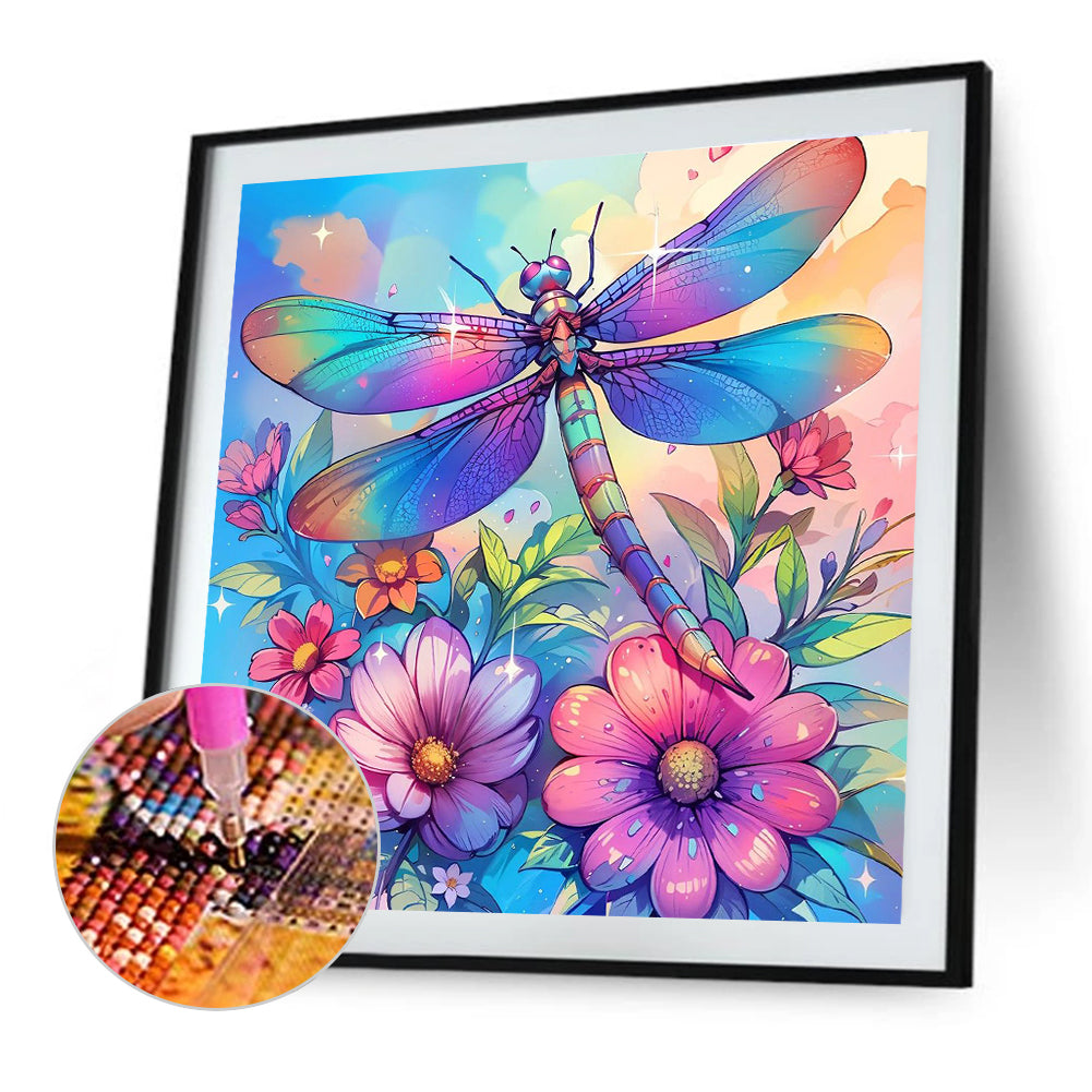 Diamond Painting - Full Round - Dragonfly (40*40CM)