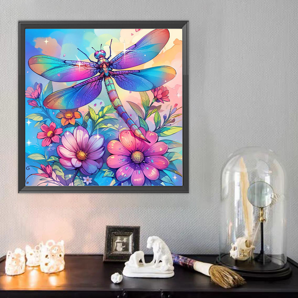 Diamond Painting - Full Round - Dragonfly (40*40CM)