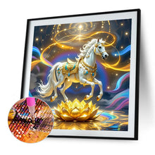 Load image into Gallery viewer, Diamond Painting - Full Round - White Horse (40*40CM)