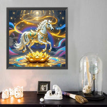 Load image into Gallery viewer, Diamond Painting - Full Round - White Horse (40*40CM)