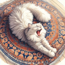 Load image into Gallery viewer, Diamond Painting - Full Round - White Cat (40*40CM)