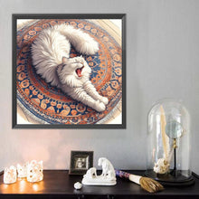 Load image into Gallery viewer, Diamond Painting - Full Round - White Cat (40*40CM)