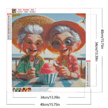 Load image into Gallery viewer, Diamond Painting - Full Round - Cute Grandma (40*40CM)