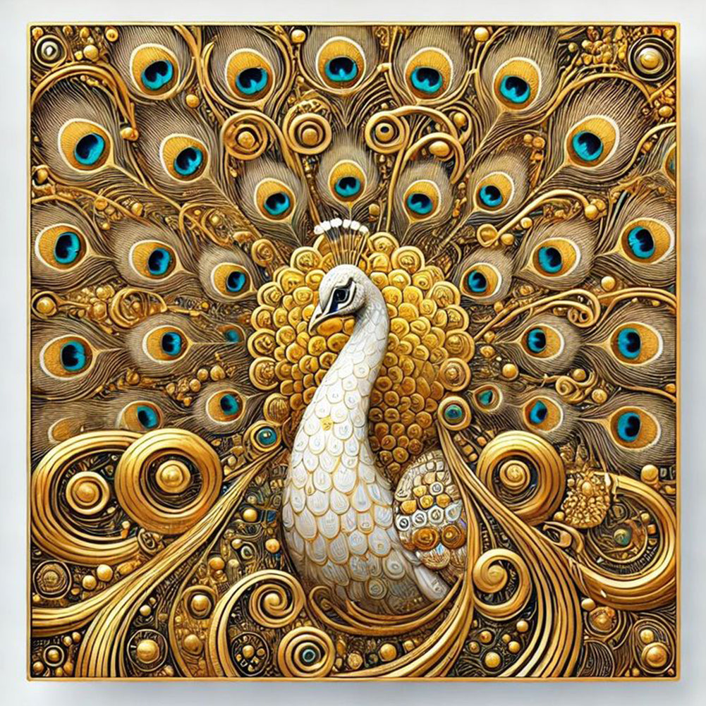 Diamond Painting - Full Square - Peacock (40*40CM)