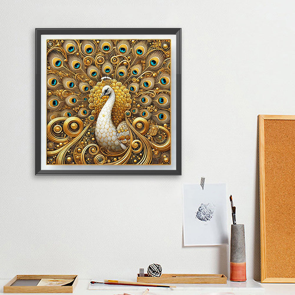 Diamond Painting - Full Square - Peacock (40*40CM)