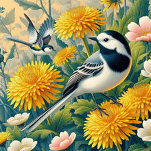 Load image into Gallery viewer, Diamond Painting - Full Square - Chrysanthemum Bird (30*30CM)