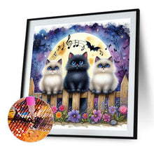 Load image into Gallery viewer, Diamond Painting - Full Square - Singing Kitten (30*30CM)
