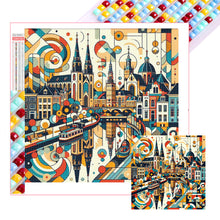 Load image into Gallery viewer, Diamond Painting - Full Square - Geometric City (40*40CM)