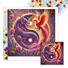Load image into Gallery viewer, Diamond Painting - Full Square - Yin Yang Dragon And Phoenix (40*40CM)