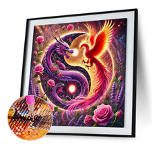 Load image into Gallery viewer, Diamond Painting - Full Square - Yin Yang Dragon And Phoenix (40*40CM)