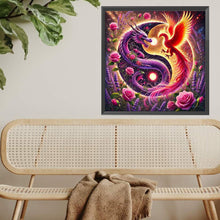 Load image into Gallery viewer, Diamond Painting - Full Square - Yin Yang Dragon And Phoenix (40*40CM)
