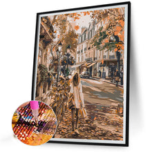 Load image into Gallery viewer, Diamond Painting - Full Round - Retro Street House (40*50CM)