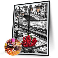 Load image into Gallery viewer, Diamond Painting - Full Round - Retro Street House (40*50CM)