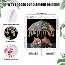 Load image into Gallery viewer, Diamond Painting - Partial Special Shaped - Crystal Retro Lamp (30*30CM)