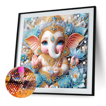 Load image into Gallery viewer, Diamond Painting - Partial Special Shaped - Ganesha Religion (30*30CM)