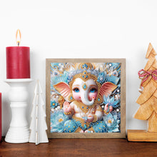 Load image into Gallery viewer, Diamond Painting - Partial Special Shaped - Ganesha Religion (30*30CM)