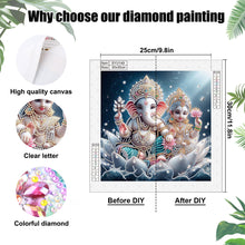 Load image into Gallery viewer, Diamond Painting - Partial Special Shaped - Ganesha Religion (30*30CM)