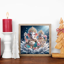 Load image into Gallery viewer, Diamond Painting - Partial Special Shaped - Ganesha Religion (30*30CM)