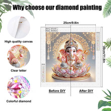 Load image into Gallery viewer, Diamond Painting - Partial Special Shaped - Ganesha Religion (30*30CM)