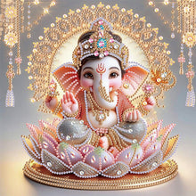 Load image into Gallery viewer, Diamond Painting - Partial Special Shaped - Ganesha Religion (30*30CM)