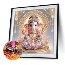 Load image into Gallery viewer, Diamond Painting - Partial Special Shaped - Ganesha Religion (30*30CM)